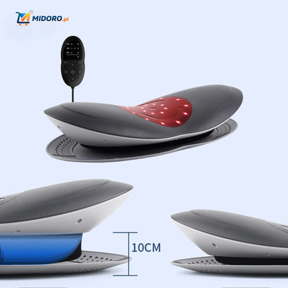 RelaxaCore™ Masażer | Kompresja cieplna, Podczerwień i Wsparcie dla Pleców