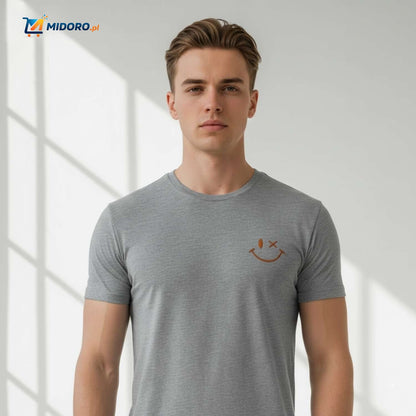SmileyWave™ T-shirt | Miękka bawełna, wyrazisty design i oddychający