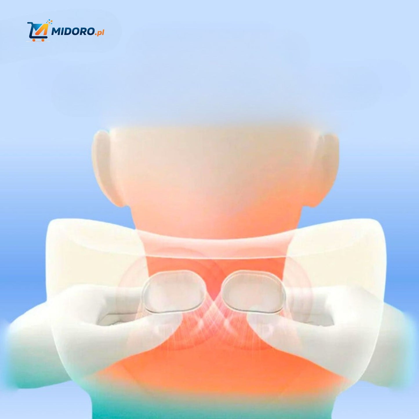 NeckEase™ Poduszka Masująca | Masaż Knetowy, EMS i Terapia Ciepłem