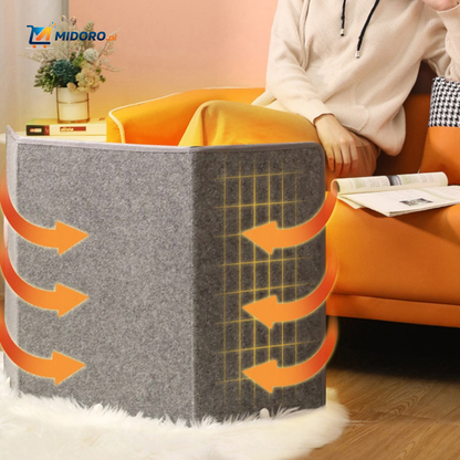 Warmilo™ Podgrzewacz nóg | Elektryczny, 3D Poduszka grzewcza i komfort