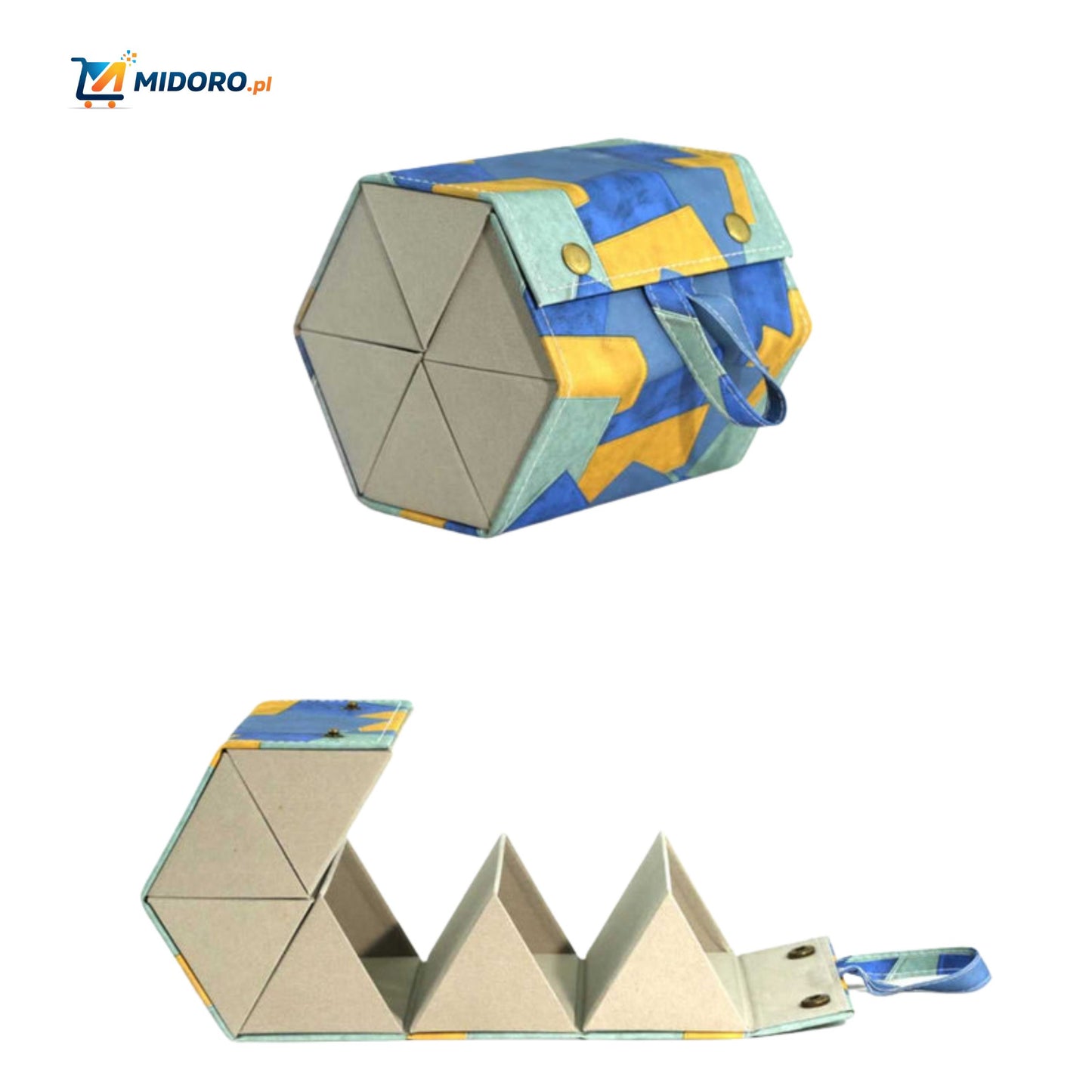 Optigarde™ Etui na okulary | Wielokieszeniowe, Składane i Oszczędzające Miejsce