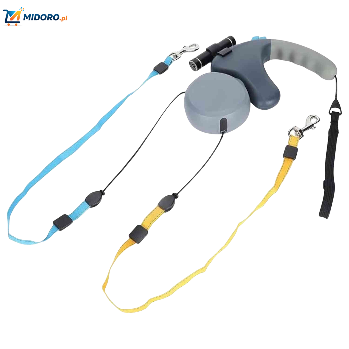 TweeTrek™ Smycz dla psów | Automatyczna, Wciągana & Dla 2 Psów