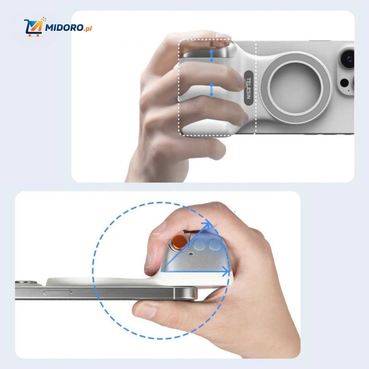 MagGrip™ Uchwyt | Magnetyczny, Zdalny Bluetooth i Asystent Zoom