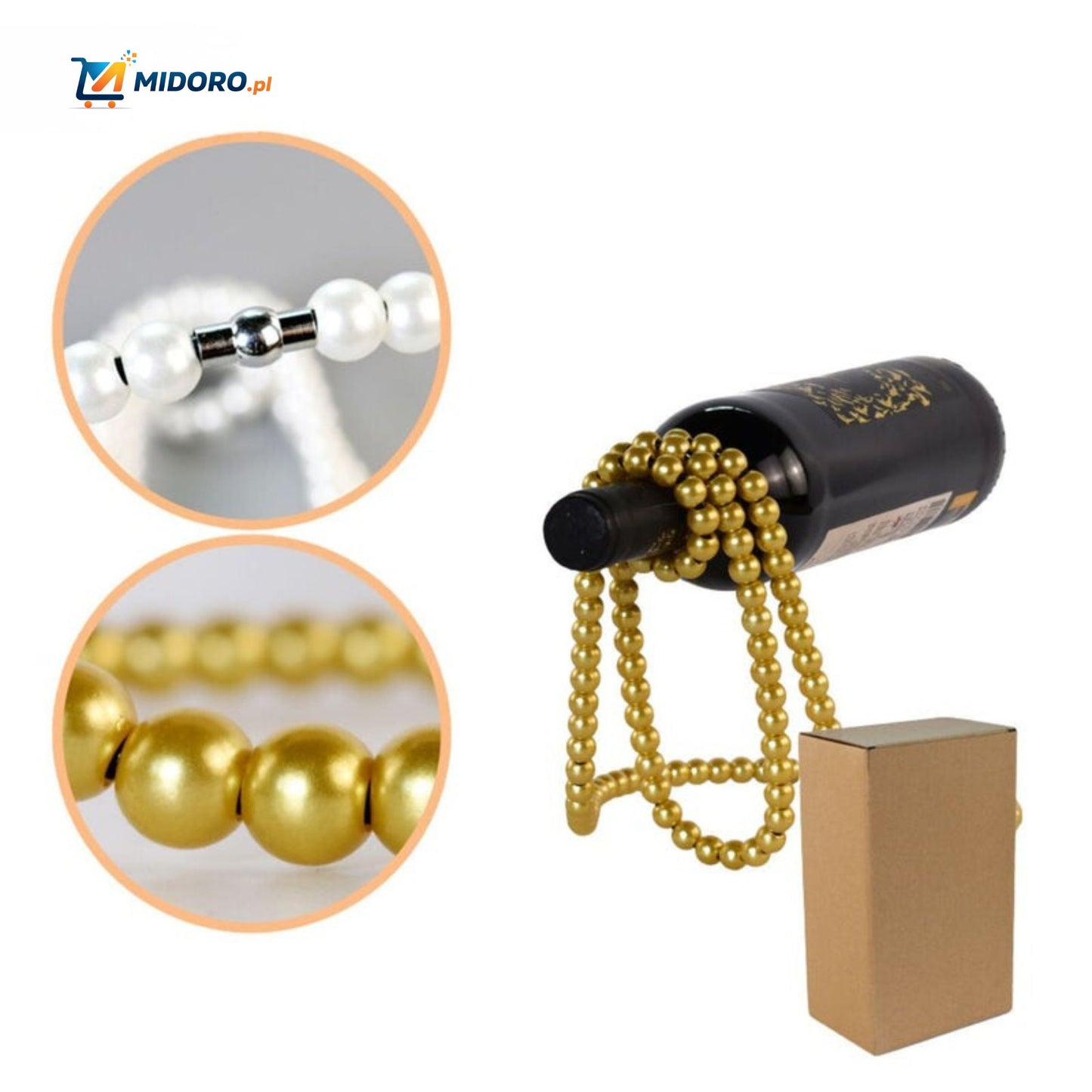 Luxura™ WineRack | Elegancki stojak na wino w różnych wzorach i wykonaniach