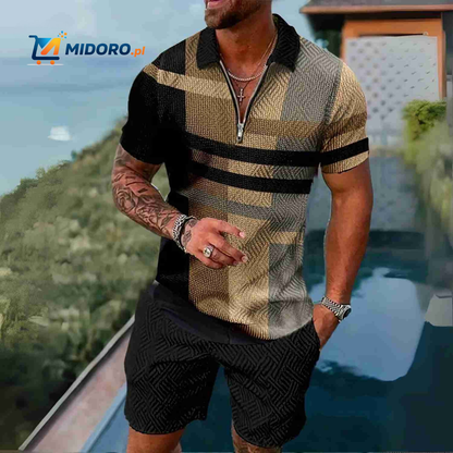 Zippora™ Zestaw | Koszula i Szorty, Oddychający, Stylowy i Wygodny