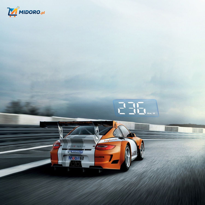 Visiopro™ M3 HUD | Wyświetlacz Head-Up, Wsparcie OBD i Łatwy w Użyciu!