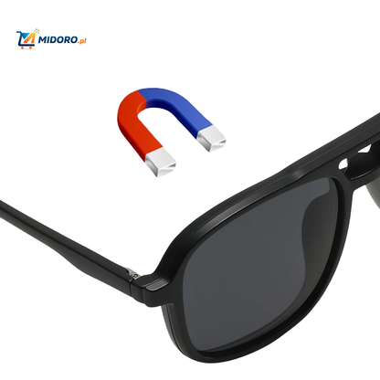 Solvizo™ Okulary przeciwsłoneczne SET | Polaryzacyjne, Modne & Magnetyczny Design