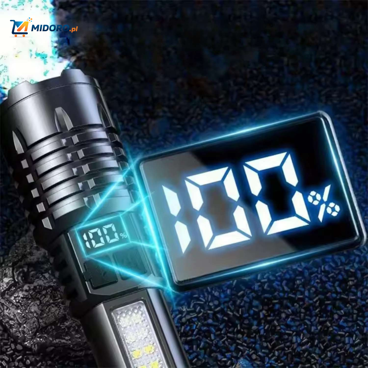 Torchlite™ Latarka | Potężne LED-światło, Ładowalna i Idealna na Zewnątrz!