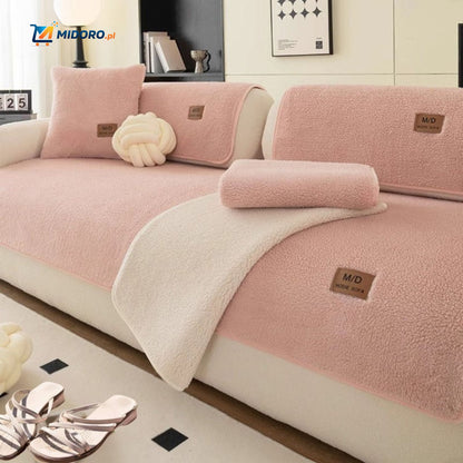 LuxeLamb™ Pokrowiec na Sofę | Miękki Design z Owczej Wełny dla Ciepła i Elegancji!