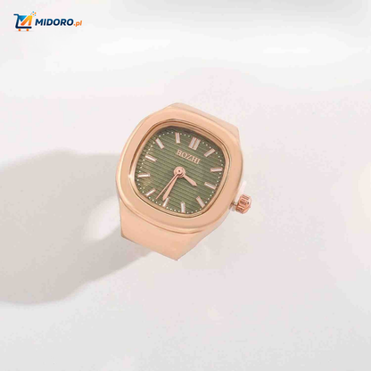 Timora™ Zegarek Pierścionkowy | Unikalny design, wyświetlanie czasu i stylowy dodatek