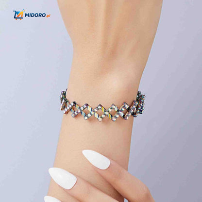 Morphix™ Elastyczny Pierścionek Bransoletka | Magiczny Diamentowy Design – Regulowany 2-7cmØ