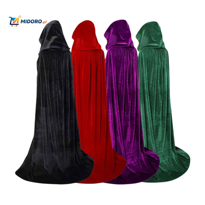 Spookora™ Peleryna | Welur, Halloween Przebranie & Występ na Scenie