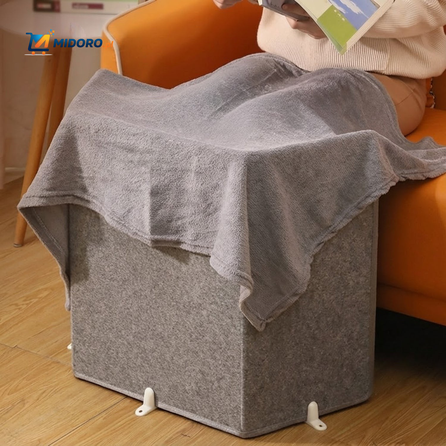 Warmilo™ Podgrzewacz nóg | Elektryczny, 3D Poduszka grzewcza i komfort