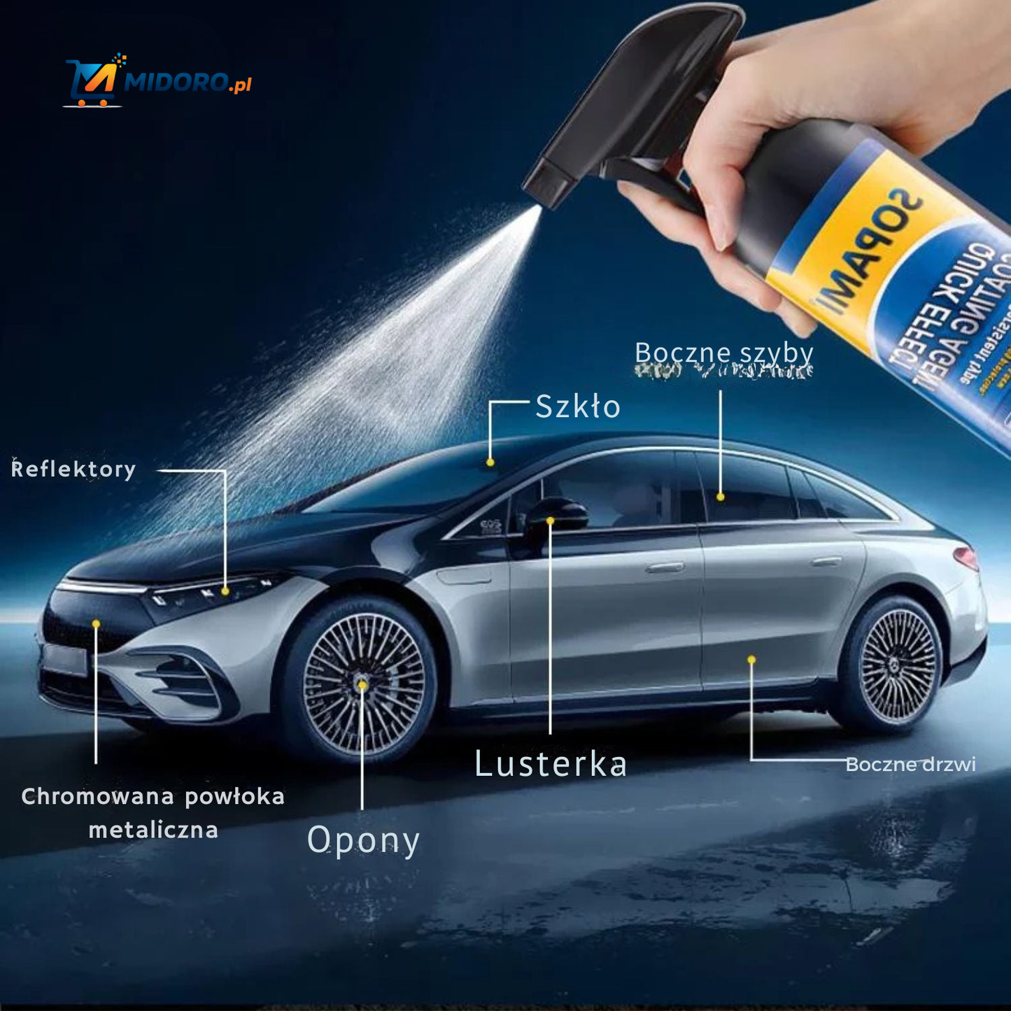 VisiShield™ Auto i Powłoka Szyb | Nano Kryształ Wosk, Wysoki Blask i Ochrona!