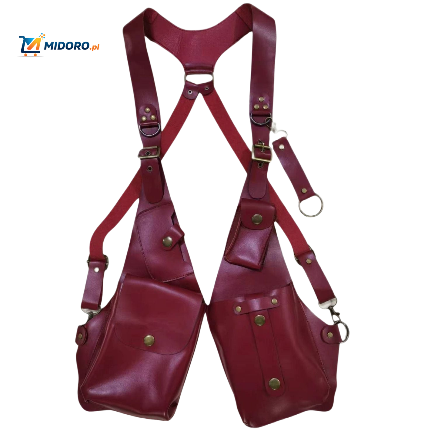 Steampunk™ Torba na ramię | Retro Skórzana Wszechstronna Torba na Przechowywanie!