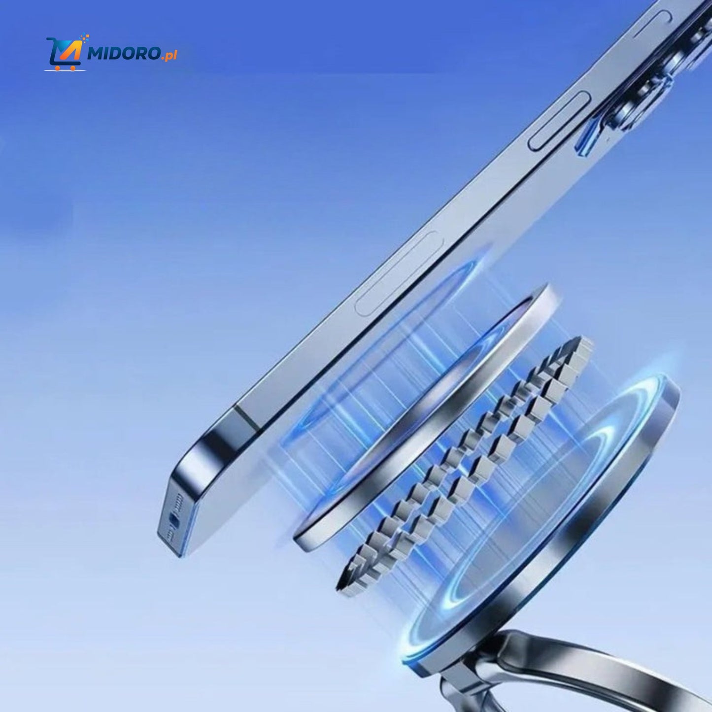 Magnevo™ Uchwyt na telefon | Obrót 360°, MagSafe i kompaktowy