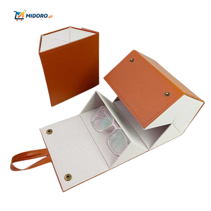 Optigarde™ Etui na okulary | Wielokieszeniowe, Składane i Oszczędzające Miejsce