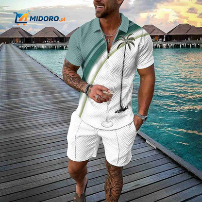 Zippora™ Zestaw | Koszula i Szorty, Oddychający, Stylowy i Wygodny