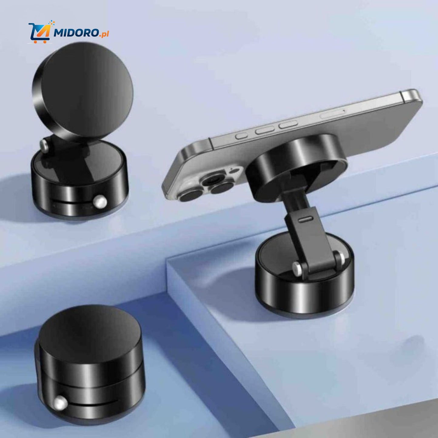 Magnetix™ Uchwyt na Telefon | Obrót 360° z Dodatkowym Silnym Chwytem