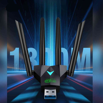 AeroLink™ Adapter Wifi | 5G Dual-Band, 1300M Szybkość i Zasięg Przez Ściany