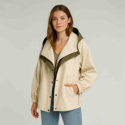 AquaShell™ Damska Kurtka | Wodoodporna, Oversized & Stylowa