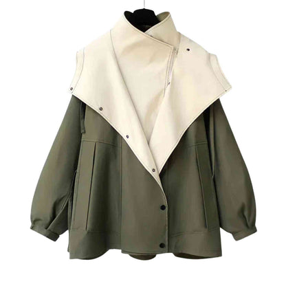 AquaShell™ Damska Kurtka | Wodoodporna, Oversized & Stylowa