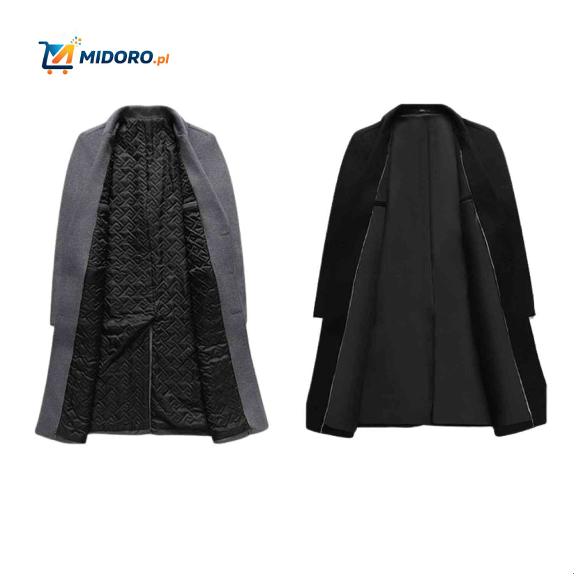 Ashford™ Wełniany Trench | wełna, klasyczny, brytyjski styl dziedzictwa, pikowany