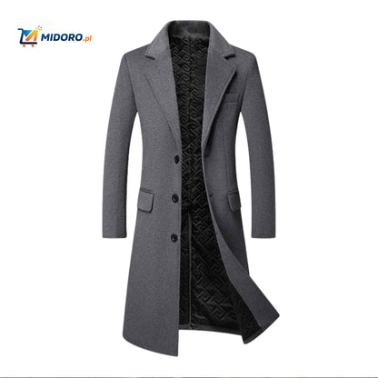 Ashford™ Wełniany Trench | wełna, klasyczny, brytyjski styl dziedzictwa, pikowany