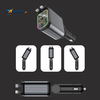 AutoCharge™ 120W | 4-w-1 Ładowarka, Super-Szybka, RGB Gwiezdne Niebo!