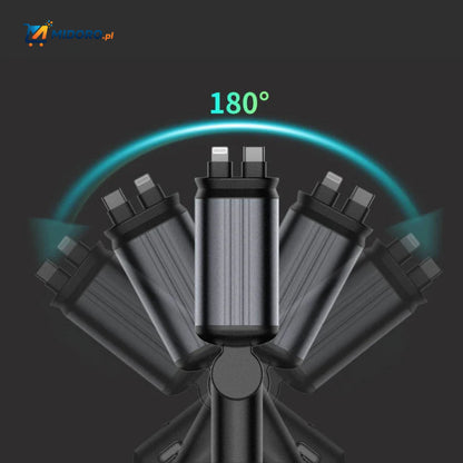 AutoCharge™ 120W | 4-w-1 Ładowarka, Super-Szybka, RGB Gwiezdne Niebo!