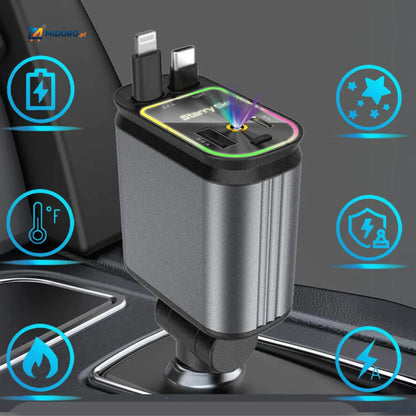 AutoCharge™ 120W | 4-w-1 Ładowarka, Super-Szybka, RGB Gwiezdne Niebo!