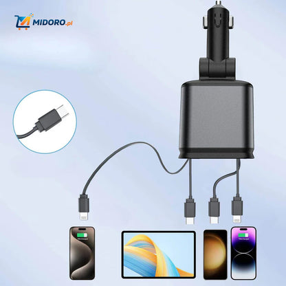 AutoCharge™ 120W | 4-w-1 Ładowarka, Super-Szybka, RGB Gwiezdne Niebo!