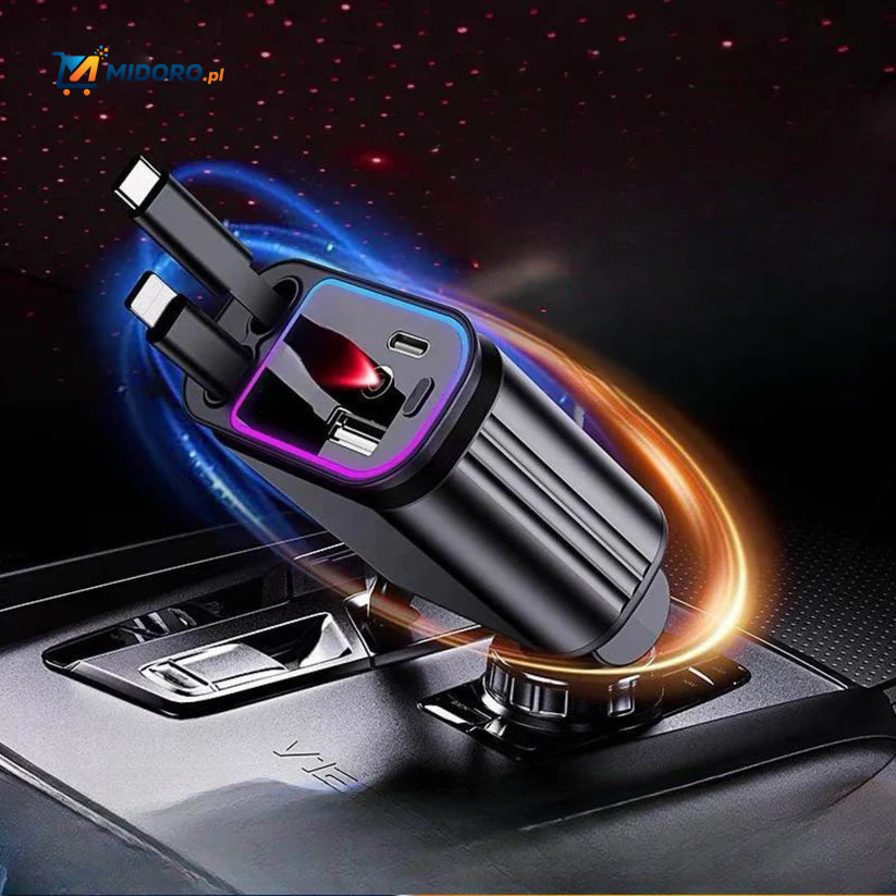 AutoCharge™ 120W | 4-w-1 Ładowarka, Super-Szybka, RGB Gwiezdne Niebo!