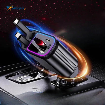 AutoCharge™ 120W | 4-w-1 Ładowarka, Super-Szybka, RGB Gwiezdne Niebo!