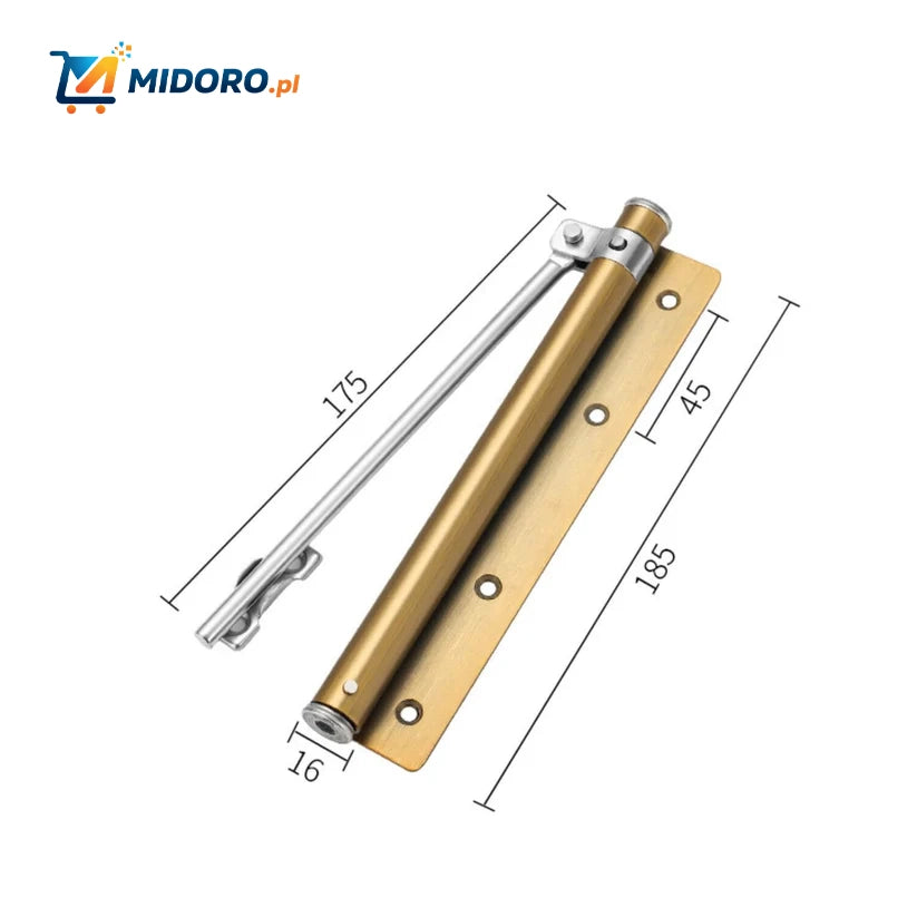 AutoClose™ Zamek do drzwi | Hydrauliczny hamulec, Prosty i Trwały!