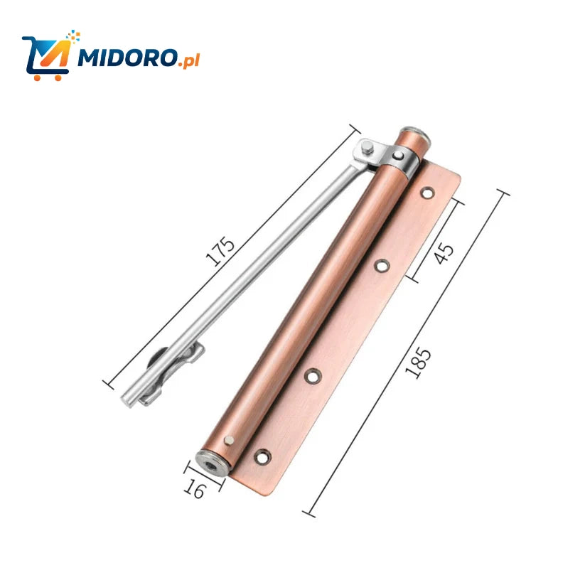 AutoClose™ Zamek do drzwi | Hydrauliczny hamulec, Prosty i Trwały!