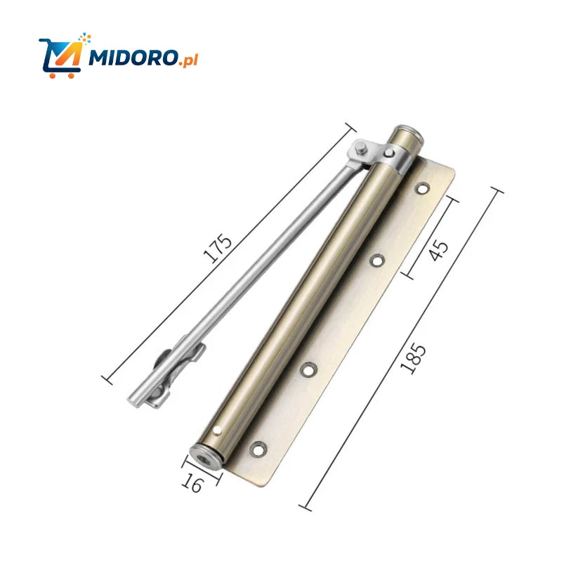 AutoClose™ Zamek do drzwi | Hydrauliczny hamulec, Prosty i Trwały!