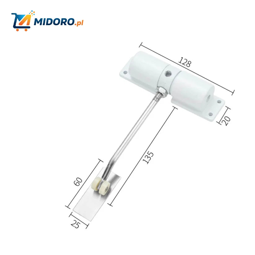 AutoClose™ Zamek do drzwi | Hydrauliczny hamulec, Prosty i Trwały!