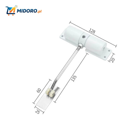 AutoClose™ Zamek do drzwi | Hydrauliczny hamulec, Prosty i Trwały!