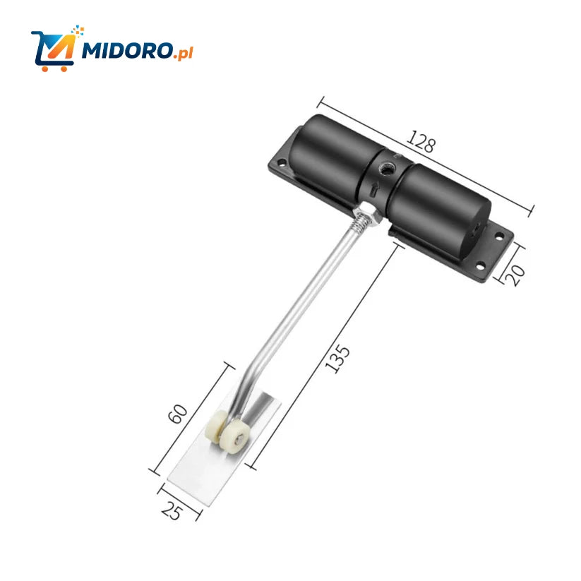 AutoClose™ Zamek do drzwi | Hydrauliczny hamulec, Prosty i Trwały!