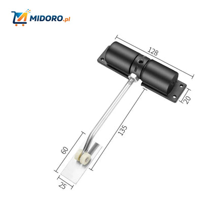 AutoClose™ Zamek do drzwi | Hydrauliczny hamulec, Prosty i Trwały!