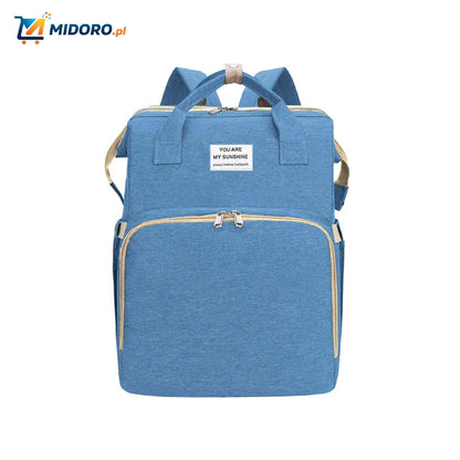 BabyLuxe™ Plecak | Składane Łóżeczko, Ochrona Przed Komarami & Duża Pojemność