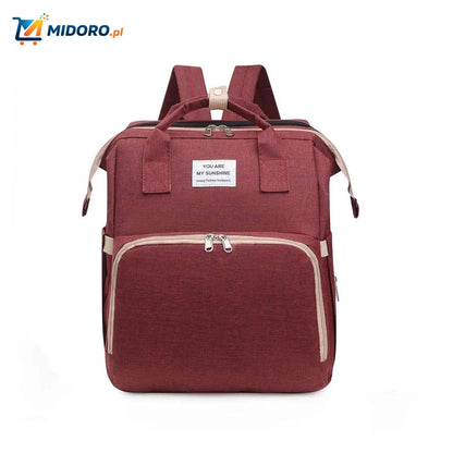 BabyLuxe™ Plecak | Składane Łóżeczko, Ochrona Przed Komarami & Duża Pojemność