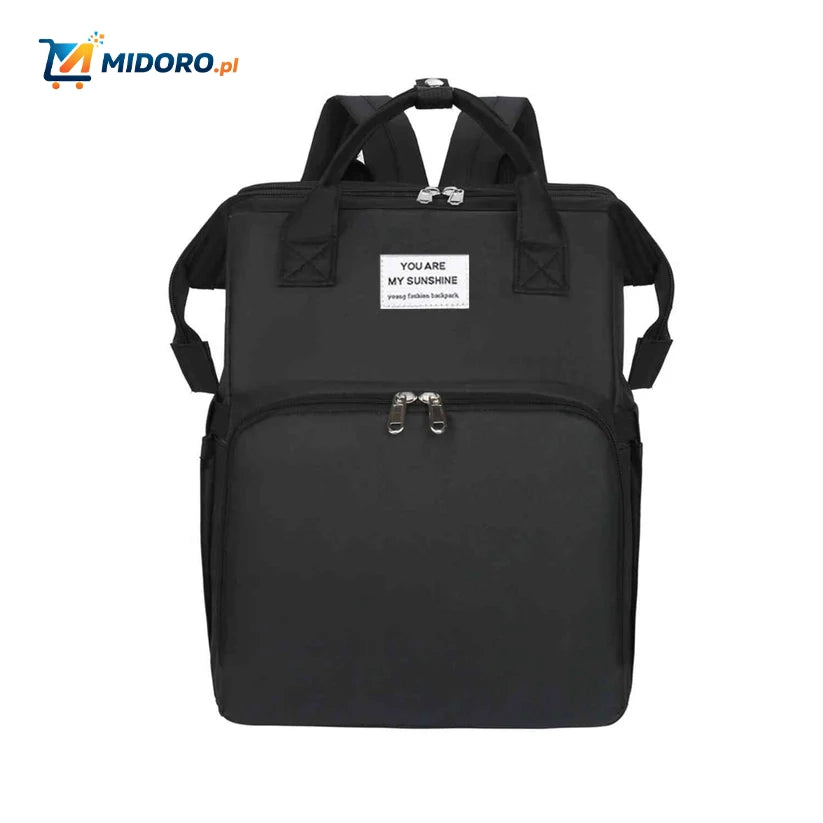 BabyLuxe™ Plecak | Składane Łóżeczko, Ochrona Przed Komarami & Duża Pojemność