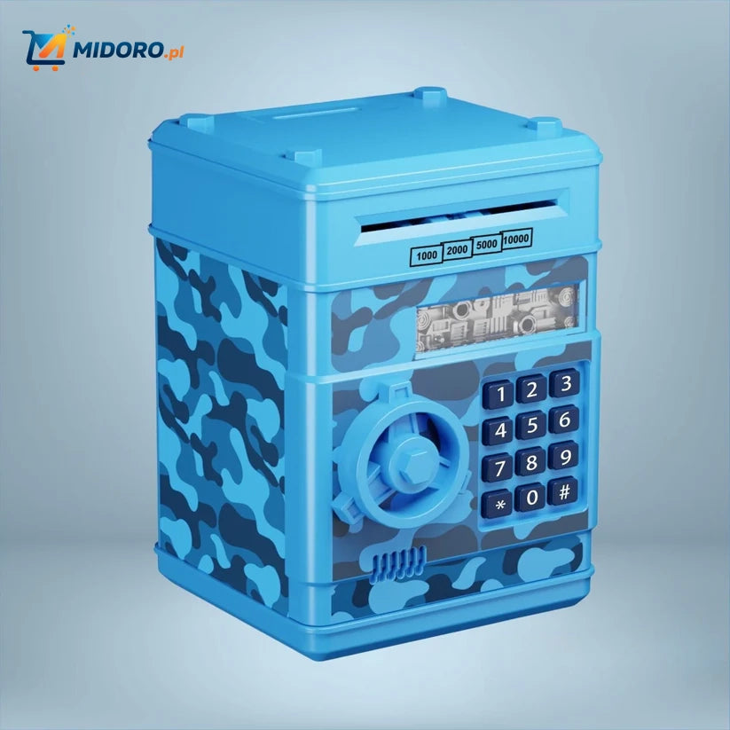 Bankomat™ Skarbonka | Automatyczna, z kodem PIN i dużą pojemnością