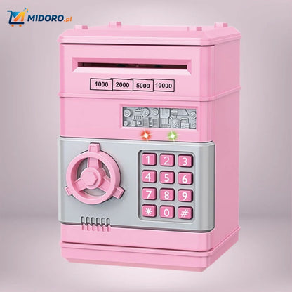 Bankomat™ Skarbonka | Automatyczna, z kodem PIN i dużą pojemnością