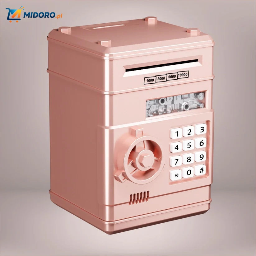 Bankomat™ Skarbonka | Automatyczna, z kodem PIN i dużą pojemnością