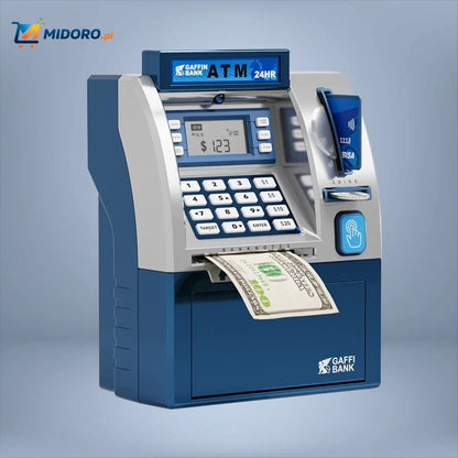 Bankomat™ Skarbonka | Automatyczna, z kodem PIN i dużą pojemnością