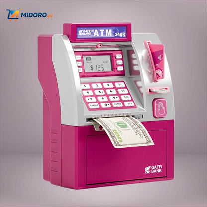 Bankomat™ Skarbonka | Automatyczna, z kodem PIN i dużą pojemnością