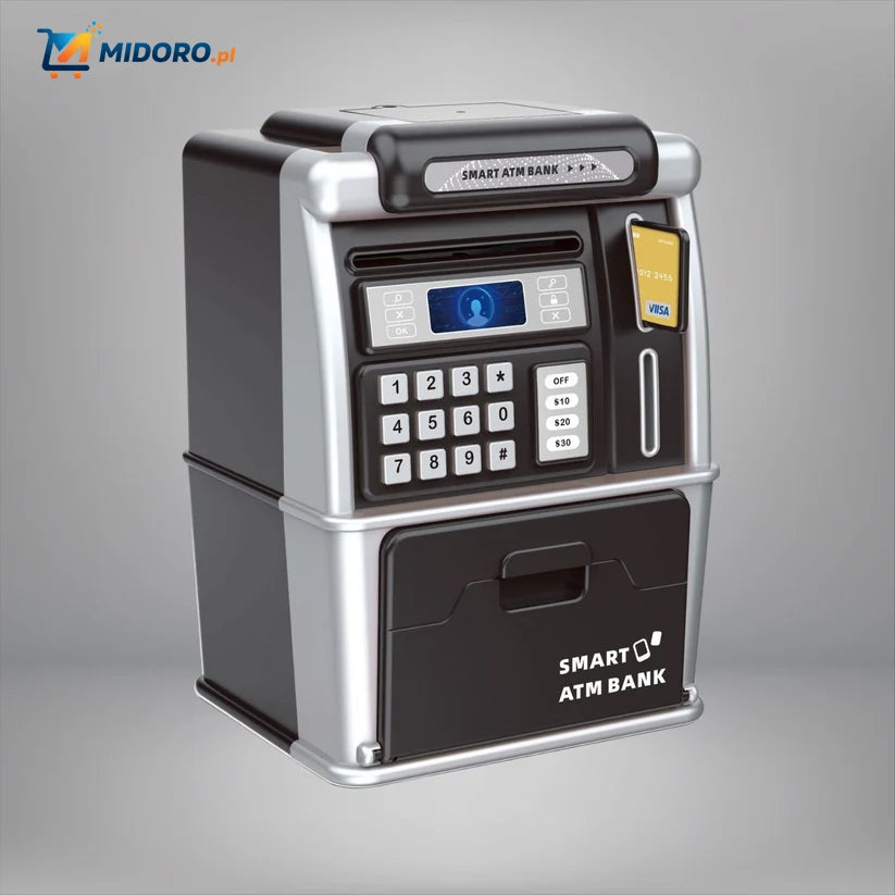 Bankomat™ Skarbonka | Automatyczna, z kodem PIN i dużą pojemnością